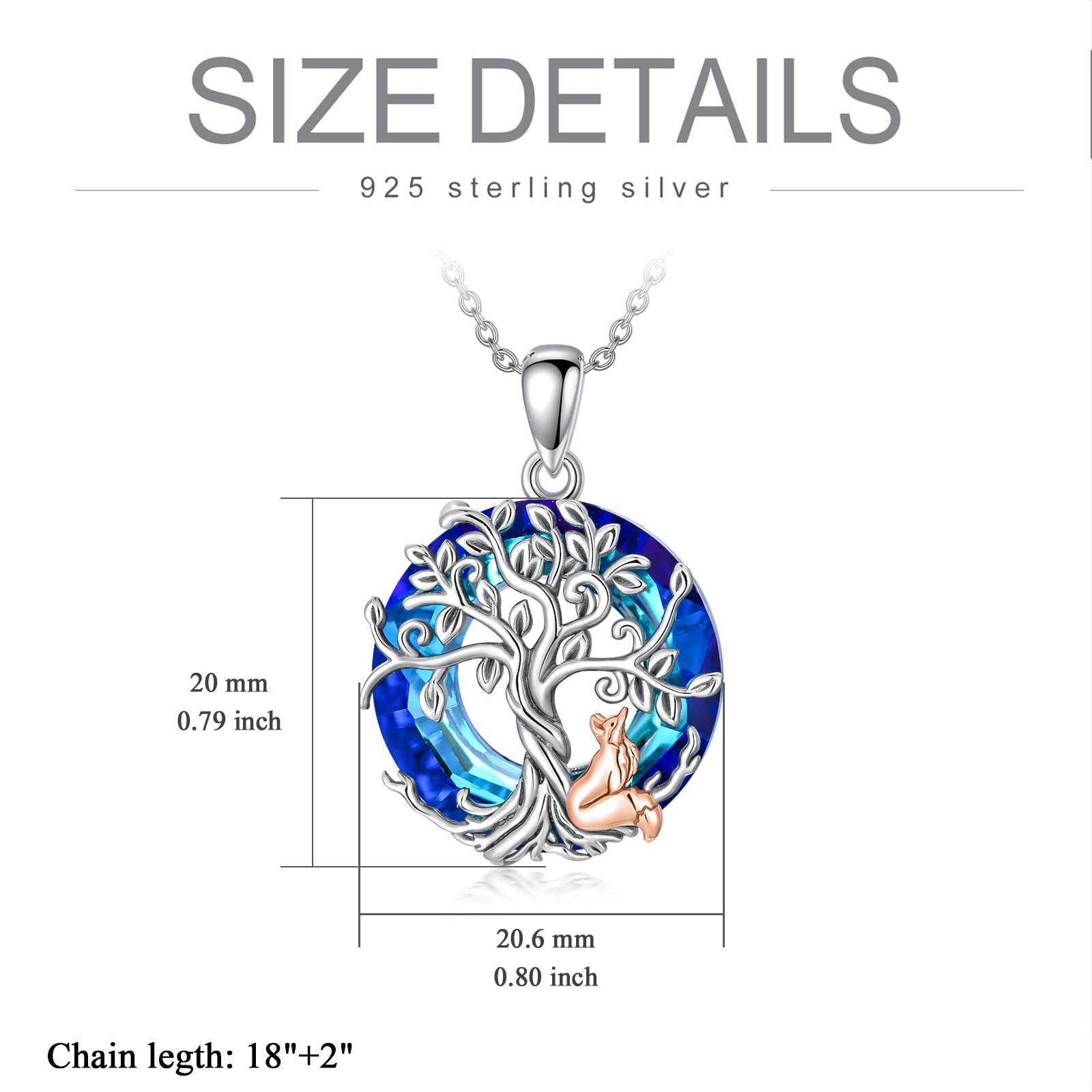 925 Sterling Silver Animal Pendant Necklace for Women & Men - Owl, Highland Cow, Squirrel, Fox, Otter, Bunny, Dog - Unique Birthday & Christmas Jewelry Gift for Animal Lovers | Perfect for Casual Wear, Date Nights & Special Occasions