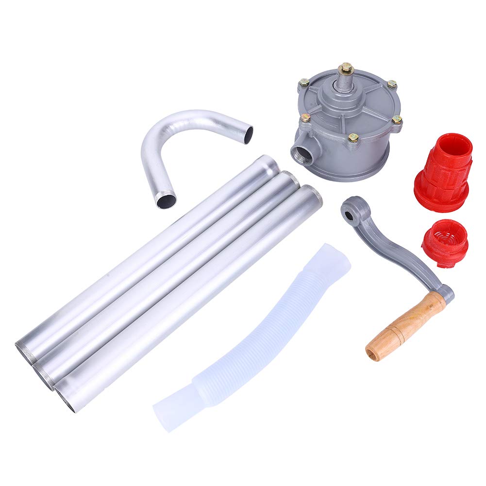 Portable Drum Pump - Heavy Duty Barrel Pump for Fuel, Oil & Gasoline Transfer - Ideal for Automotive, Marine & Industrial Use