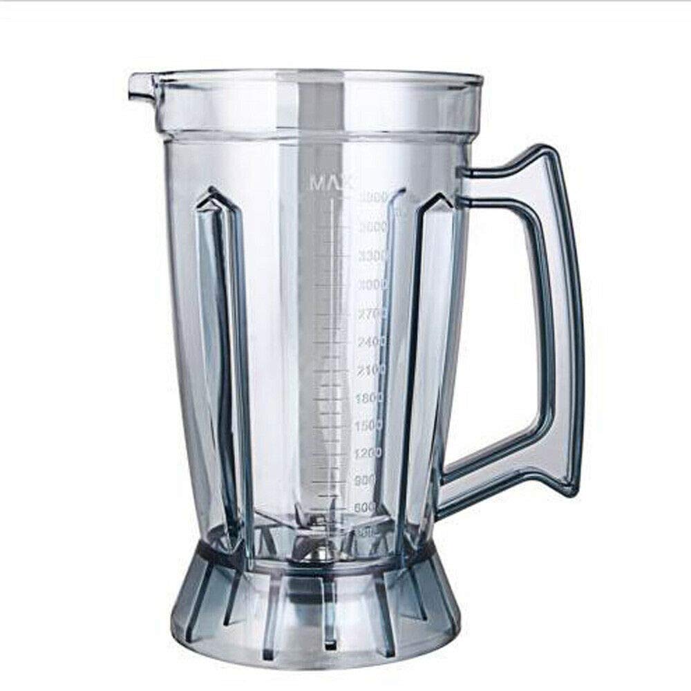 BPA Free 2800W Commercial Food Mixer & Juicer - 3.3HP Heavy Duty Motor with Timer, 110V, Red - Perfect for Restaurants, Bakeries & Juice Bars