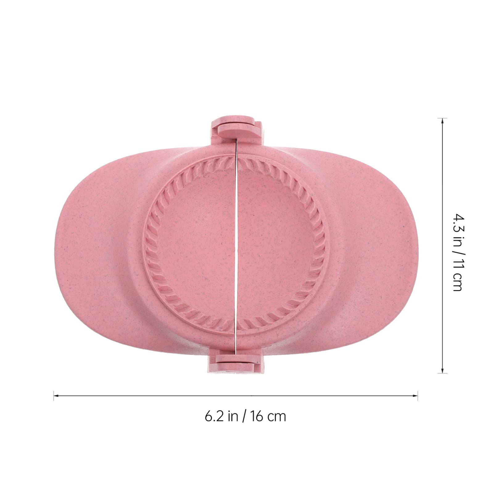 HEMOTON Dumpling Maker - 1pc Manual Dumpling Press Mold for Wonton, Pasta & Steamed Buns | Kitchen Baking Tool with Wheat Straw Handle | Perfect for Asian Cooking, Meal Prep & Homemade Dumplings