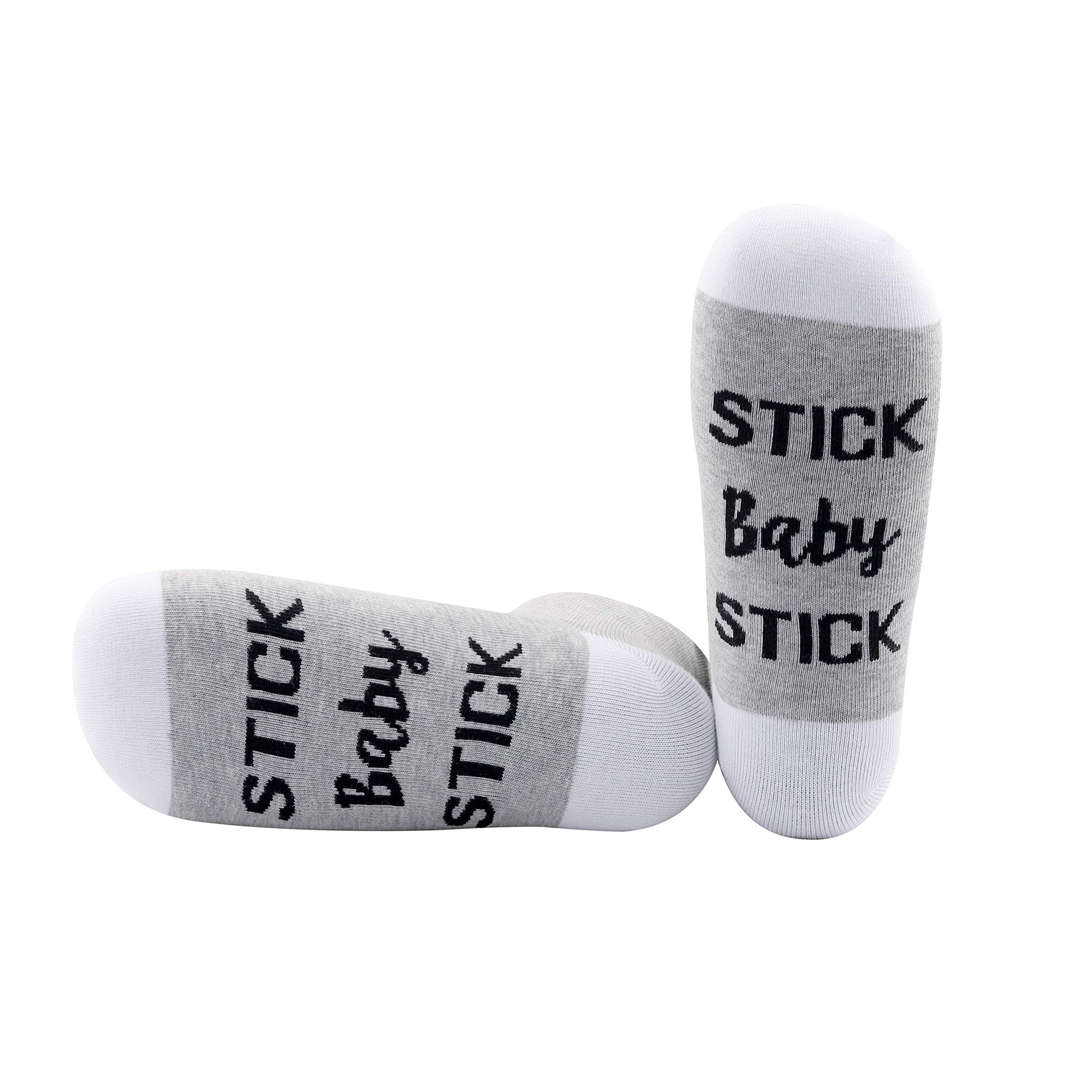 JXGZSO 1 Pair Lucky IVF Socks for Women - Fertility & Frozen Embryo Transfer Socks - Non-Slip Baby Stick Socks for IVF Treatment & Pregnancy Support