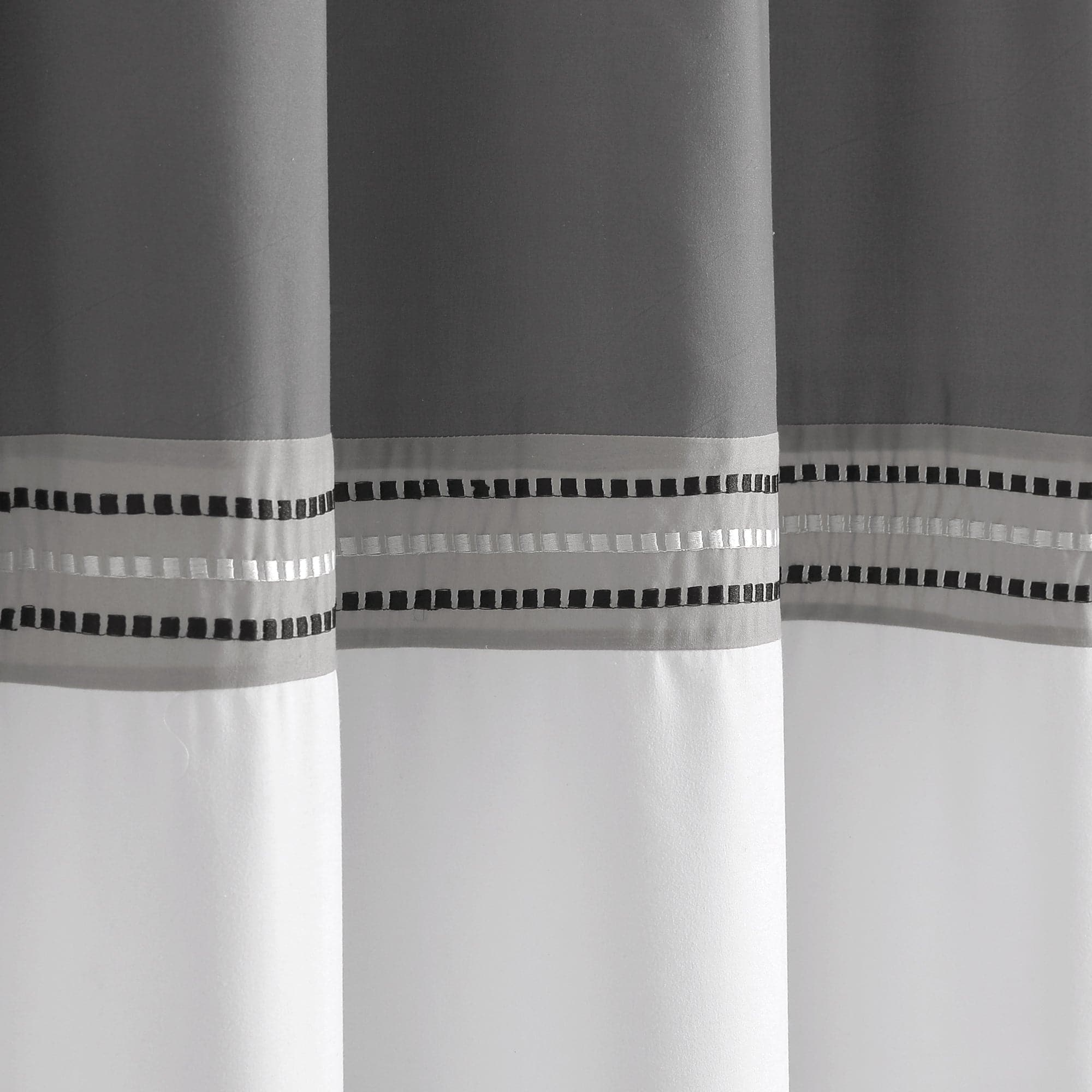 Terra Embroidery Shower Curtain - Waterproof Bathroom Decor with Elegant Floral Design for Modern Homes | Perfect for Bathrooms, Guest Suites & Spa Retreats