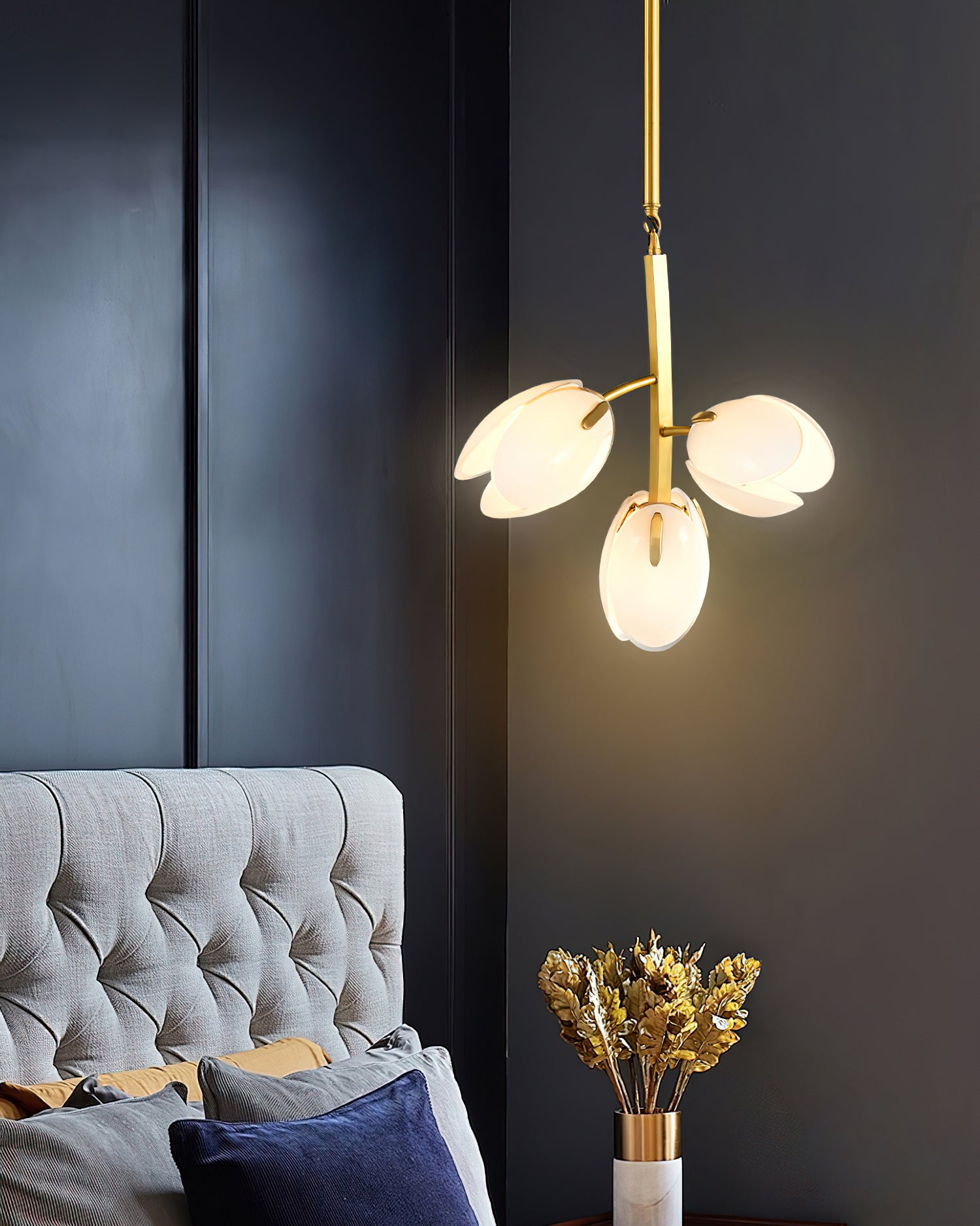 Belluno Crystal Chandelier - Elegant Modern Ceiling Light Fixture for Dining Room, Living Room & Bedroom - Perfect for Home Decor & Wedding Venues