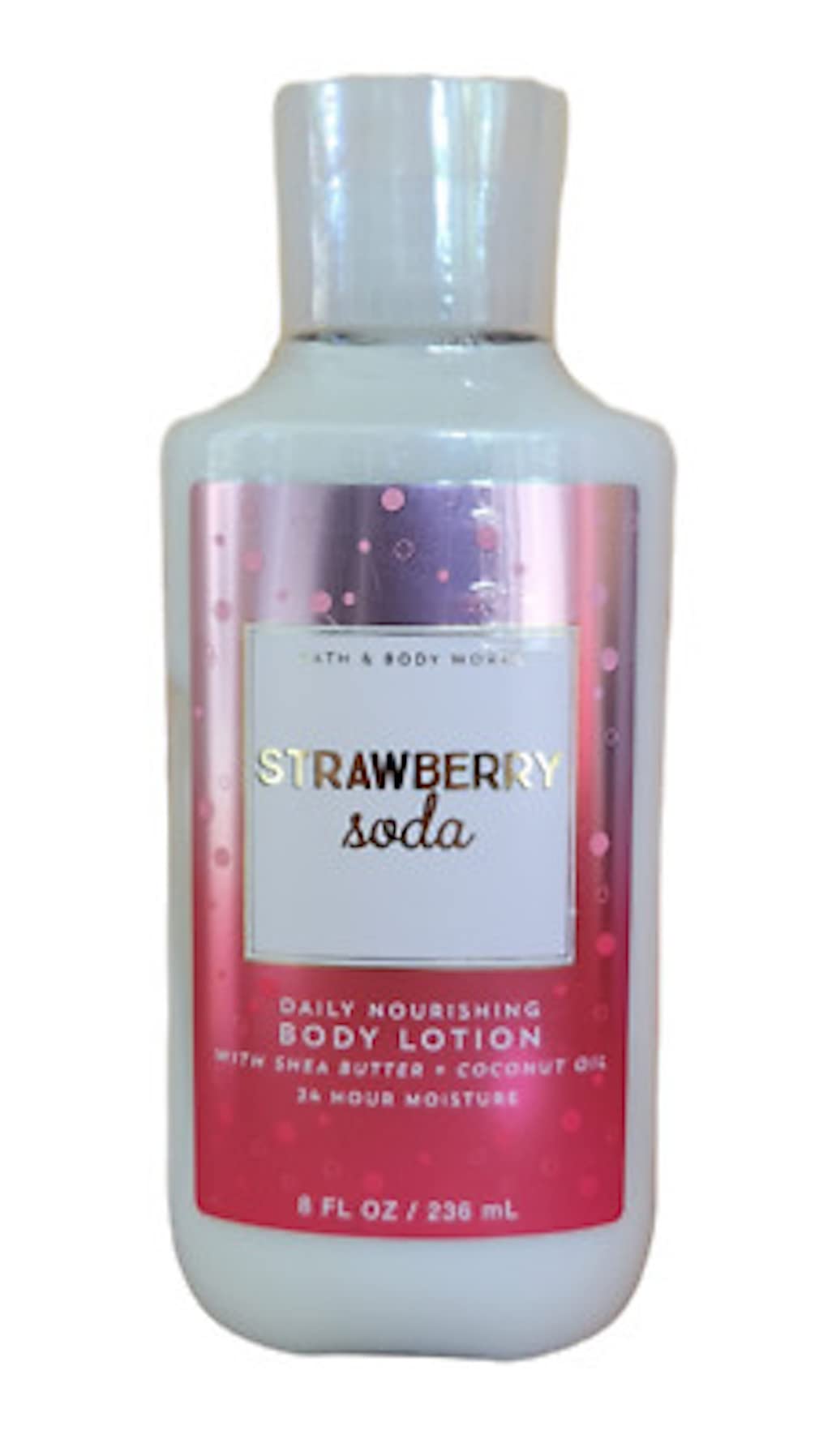 Bath and Body Works Super Smooth Body Lotion Set - 8oz Strawberry Soda Scented Moisturizing Lotion Gift for Women | Perfect for Dry Skin Care, Daily Hydration & Relaxing Spa Nights