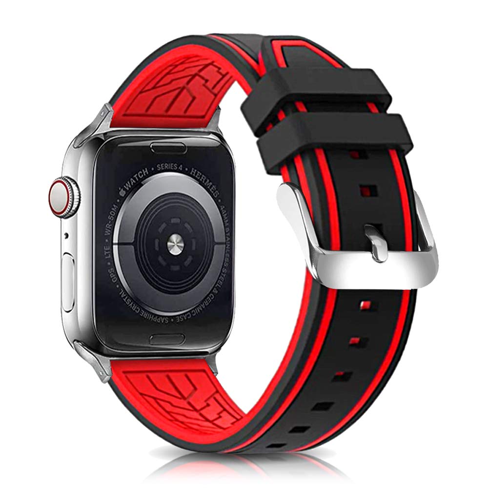 Compatible with Apple Watch Bands 49mm 45mm 44mm 42mm 41mm 40mm 38mm - Soft Silicone Sport Strap for iWatch Series Ultra 2/SE/10/9/8/7/6/5/4/3 - Durable Replacement Watch Band for Men & Women - Perfect for Gym, Running, Swimming & Daily Wear