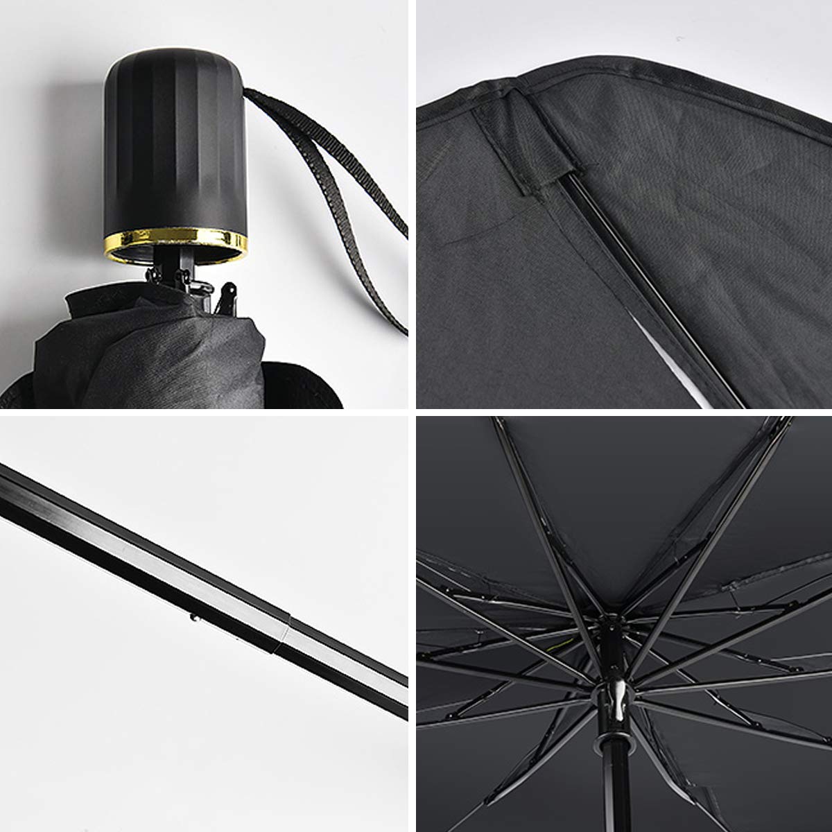 helloleiboo Foldable Car Windshield Sun Shade - UV Protection & Heat Reflector for Windshields | Perfect for Summer Parking & Sun Protection