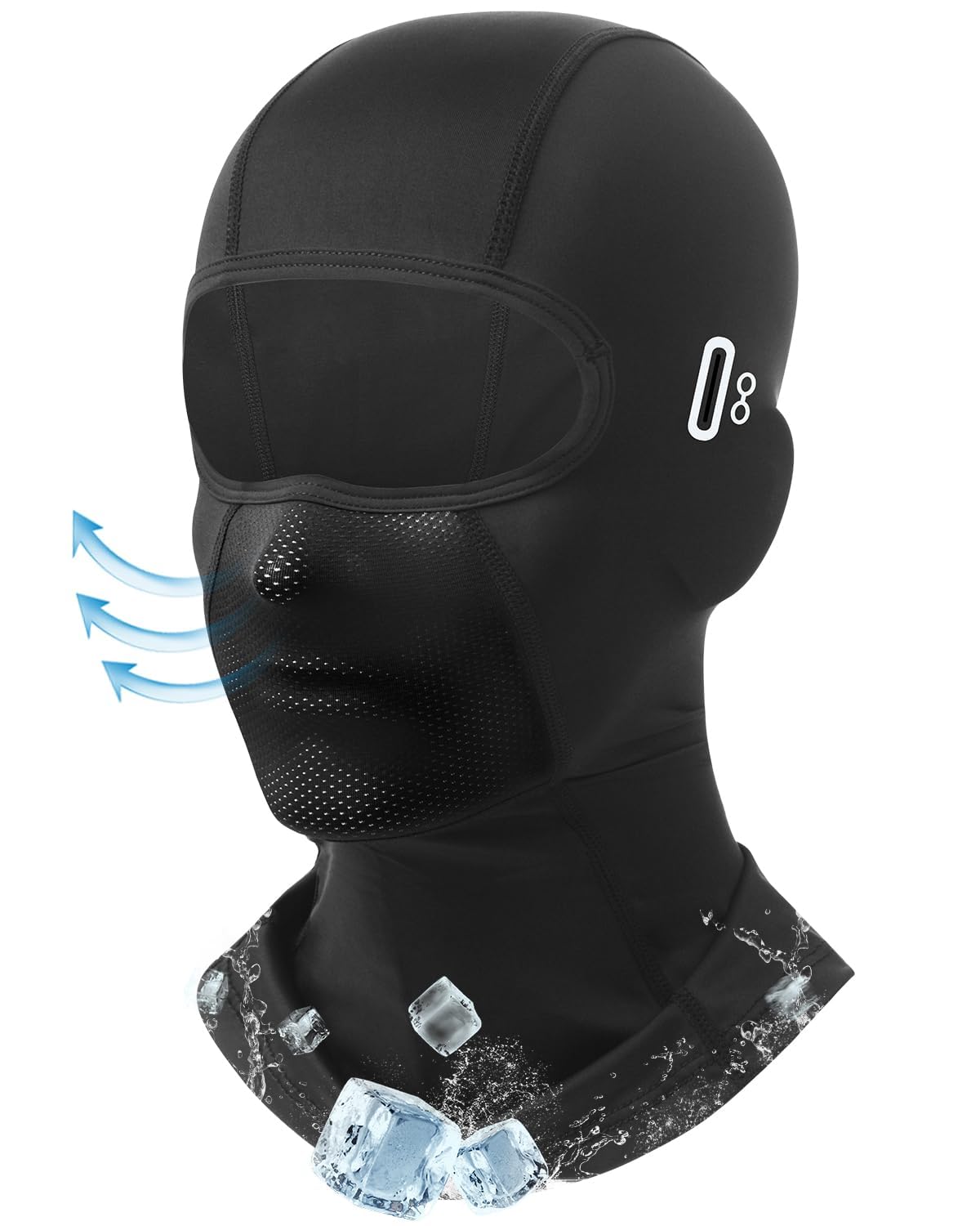 Venswell Balaclava Face Mask with Glasses Holes - Cooling Breathable Ski Mask for Men & Women - Perfect for Motorcycle Riding, Skiing, Work & Sun Protection