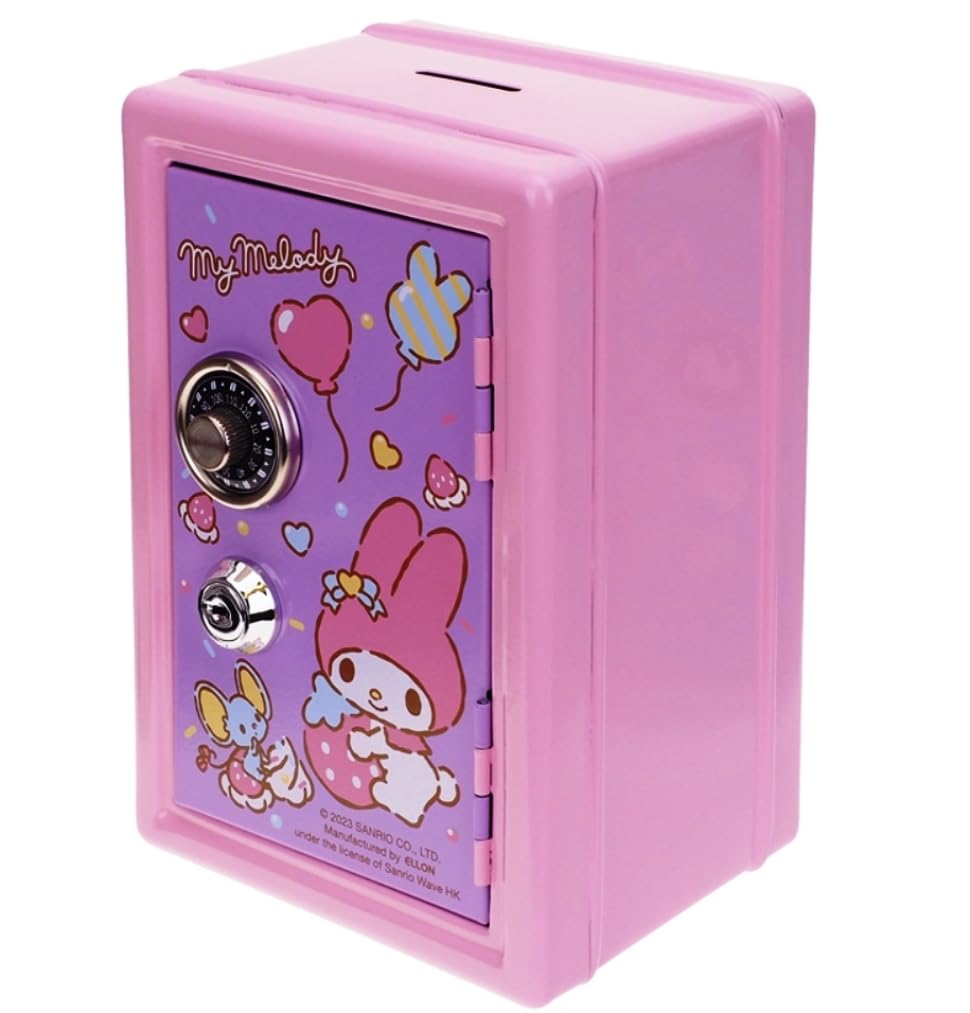 Secure Coin Bank Money Box with Combination & Key Lock - Piggy Bank for Kids & Adults, Perfect for Saving Cash, Coins & Valuables at Home or Office