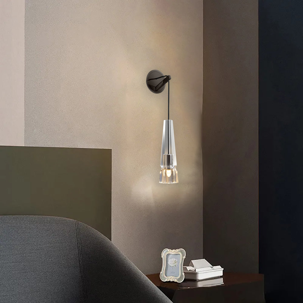 Chamonix Wall Sconce Light Fixture - Modern & Elegant Home Decor for Living Room, Bedroom, or Hallway Lighting