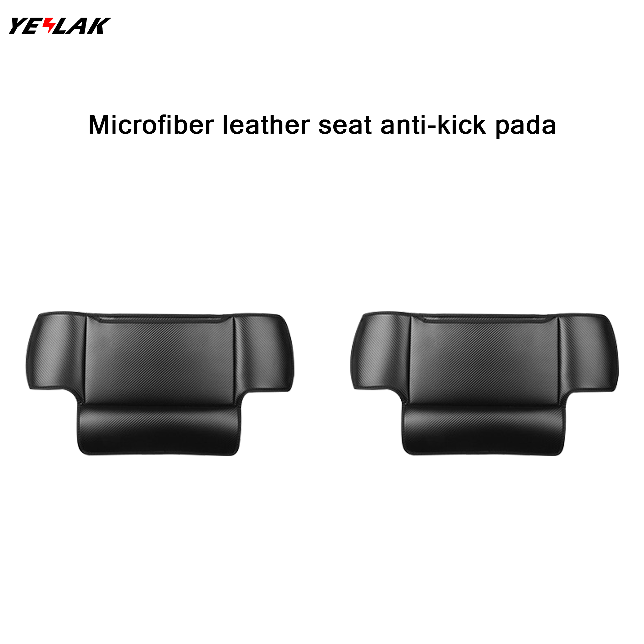 Tesla Model S/X Seat Back Kick Protector Mats - Durable Car Seat Protectors for Kids & Pets - Perfect for Road Trips, Family Travel and Daily Commutes