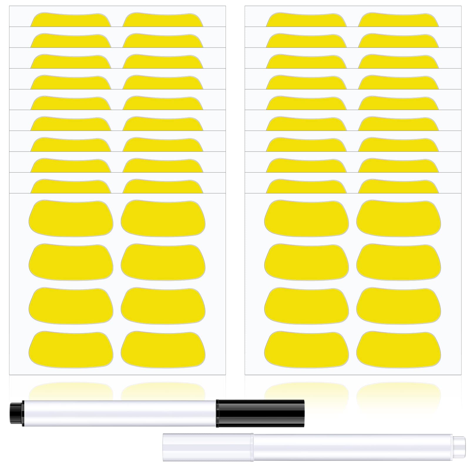 160-Piece Sports Eye Stickers for Kids - Football, Softball, Baseball, Lacrosse Face Decals with 2 Pencils - Perfect for Game Day, Team Parties, and Sports Fan Events - Great for Cheering, Costumes, and School Spirit Activities