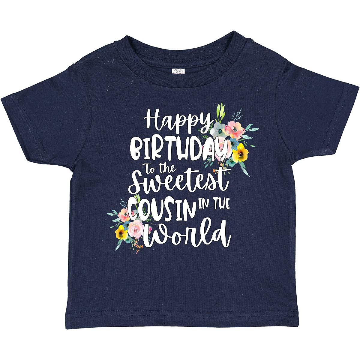 Happy Birthday to The Sweetest Cousin in The World Toddler T-Shirt - Cute Kids Birthday Outfit for Parties & Family Celebrations