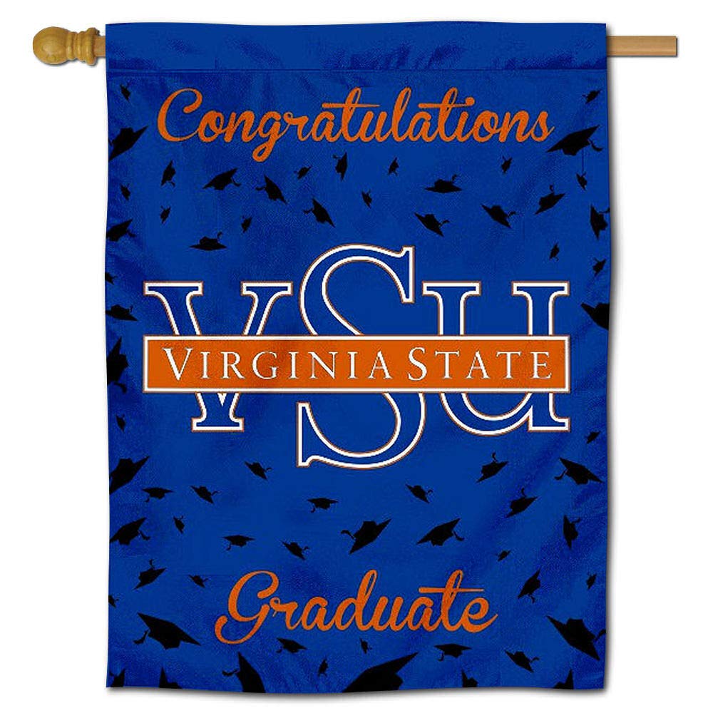 Virginia State Trojans College Graduation Gift Banner Flag - Perfect for Graduation Parties, Dorm Decor & School Spirit Events