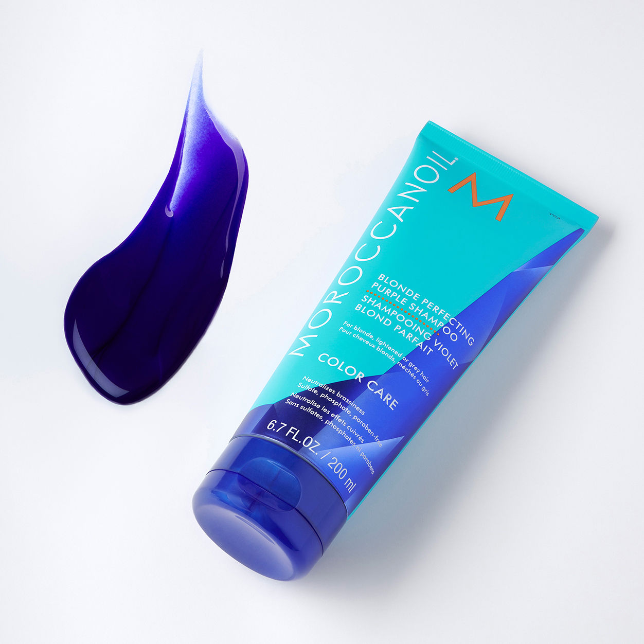 Blonde Perfecting Purple Shampoo for Color-Treated Hair - Tones Brassiness & Enhances Blonde Highlights - Perfect for Daily Use & Salon-Quality Results at Home