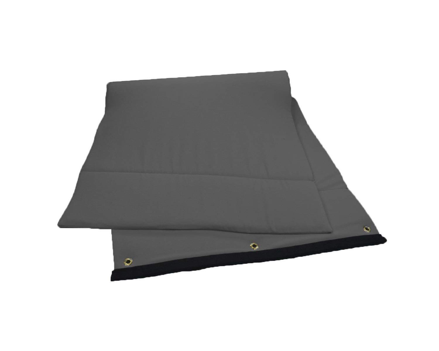 Audimute Soundproofing Sheet - MLV Sound Barrier & Noise Absorber for Walls, Doors & Windows | Soundproof Blanket & Acoustic Foam Alternative | Reduce Noise in Home Theater, Office, Studio & Bedroom (Steel)