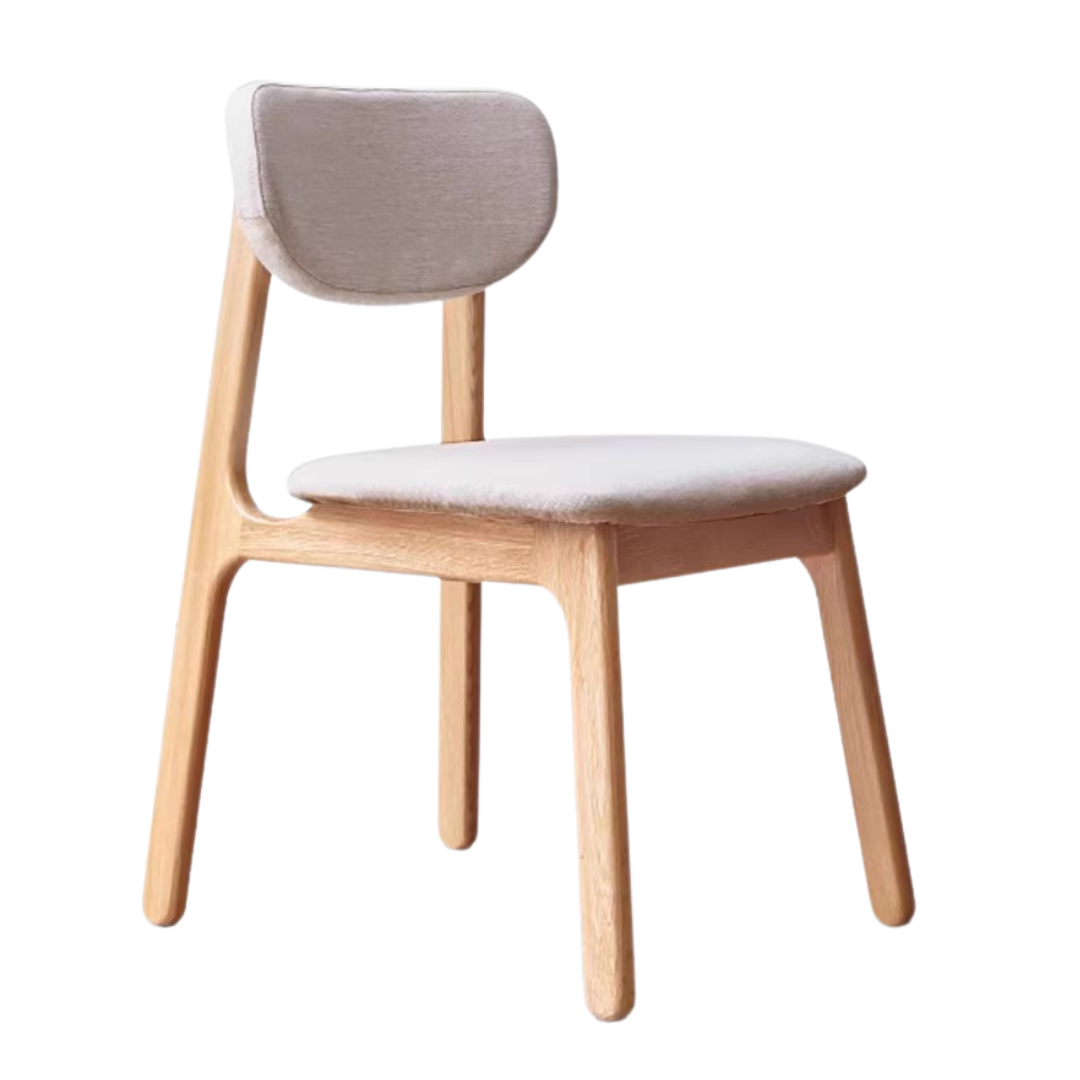 4-Piece Solid Wood Dining Chair Set - Oak, Ash & Black Walnut - Perfect for Kitchen, Dining Room & Farmhouse Decor