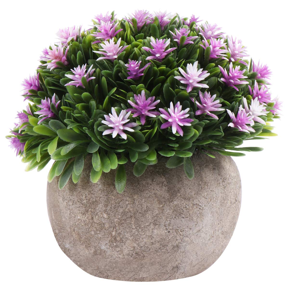 BESPORTBLE Artificial Bonsai Tree - Realistic Fake Gypsophila Potted Plant for Wedding Decor, Home & Office Desktop Decoration - 1PC Purple Simulation Plant (Perfect for Centerpieces, Table Settings & Gift Giving)
