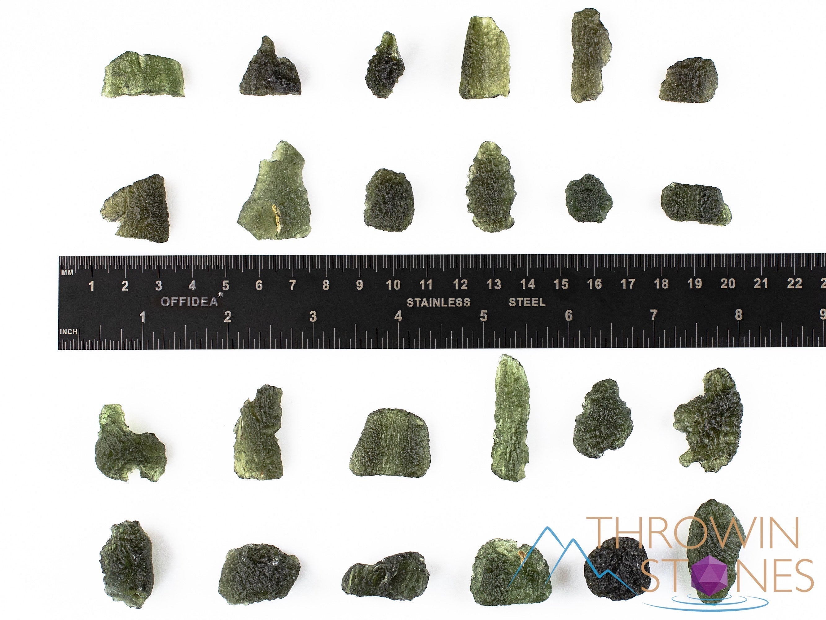 1.4g Raw Moldavite Crystal - Genuine Natural Moldavite Stone (E1740) for Jewelry Making, Meditation & Energy Healing