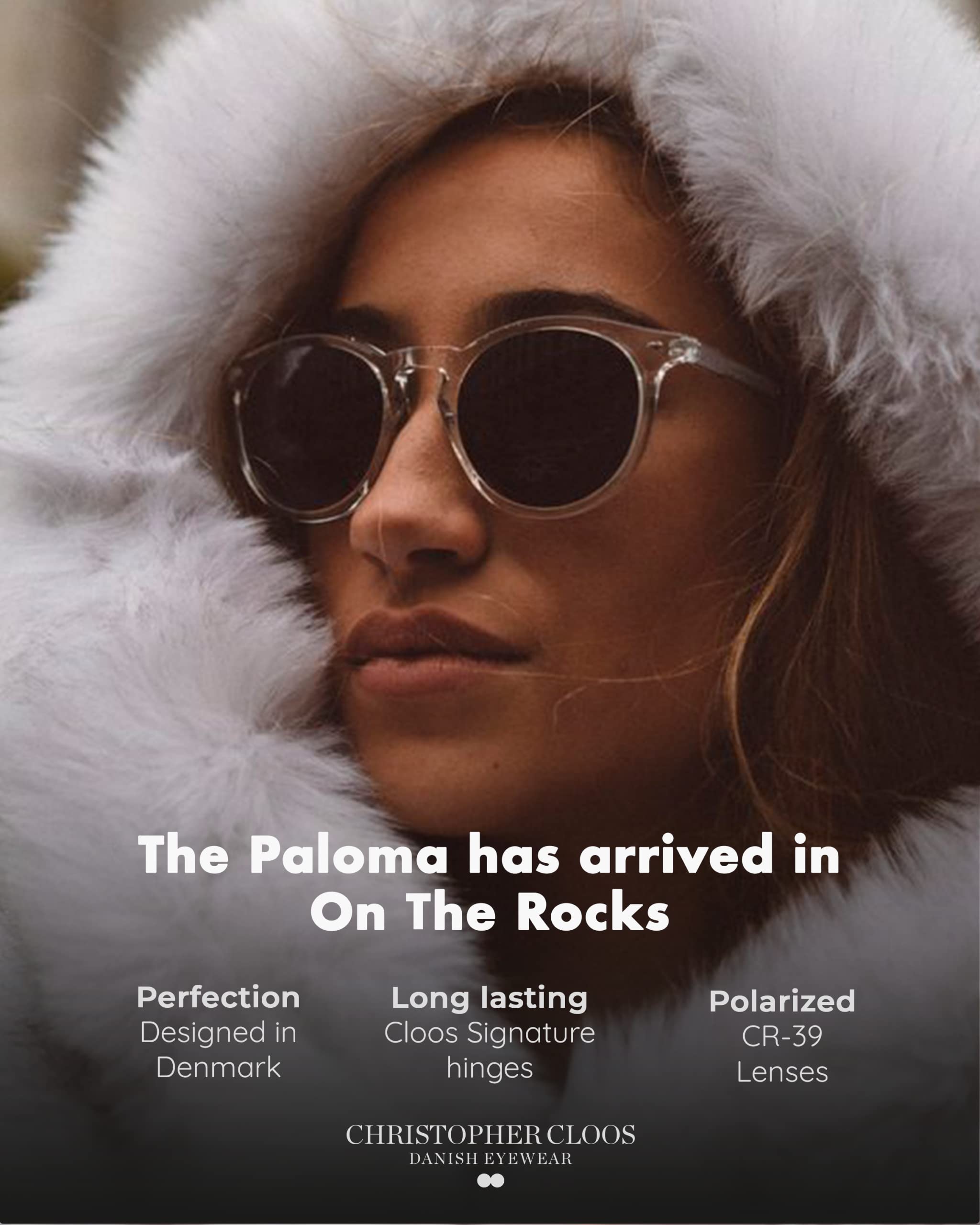 Christopher Cloos Paloma On The Rocks Round Polarized Sunglasses for Men & Women - UV Protection Unisex Aviator Sunglasses with Case - Perfect for Driving, Beach & Outdoor Activities