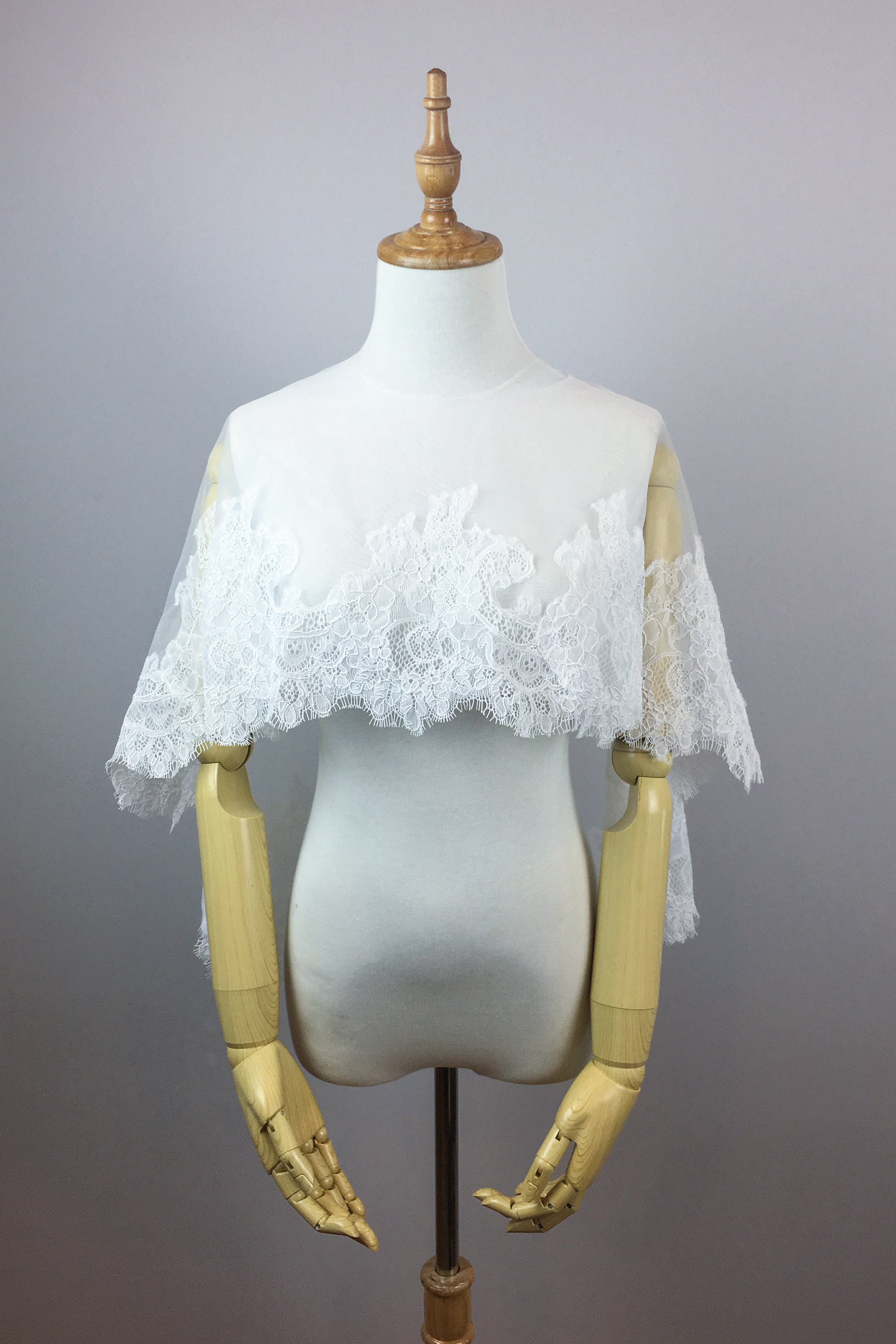 Elegant Lace Bolero Cover Up for Bridal Summer Weddings - Romantic Lace Top for Brides, Beach Weddings & Outdoor Ceremonies
