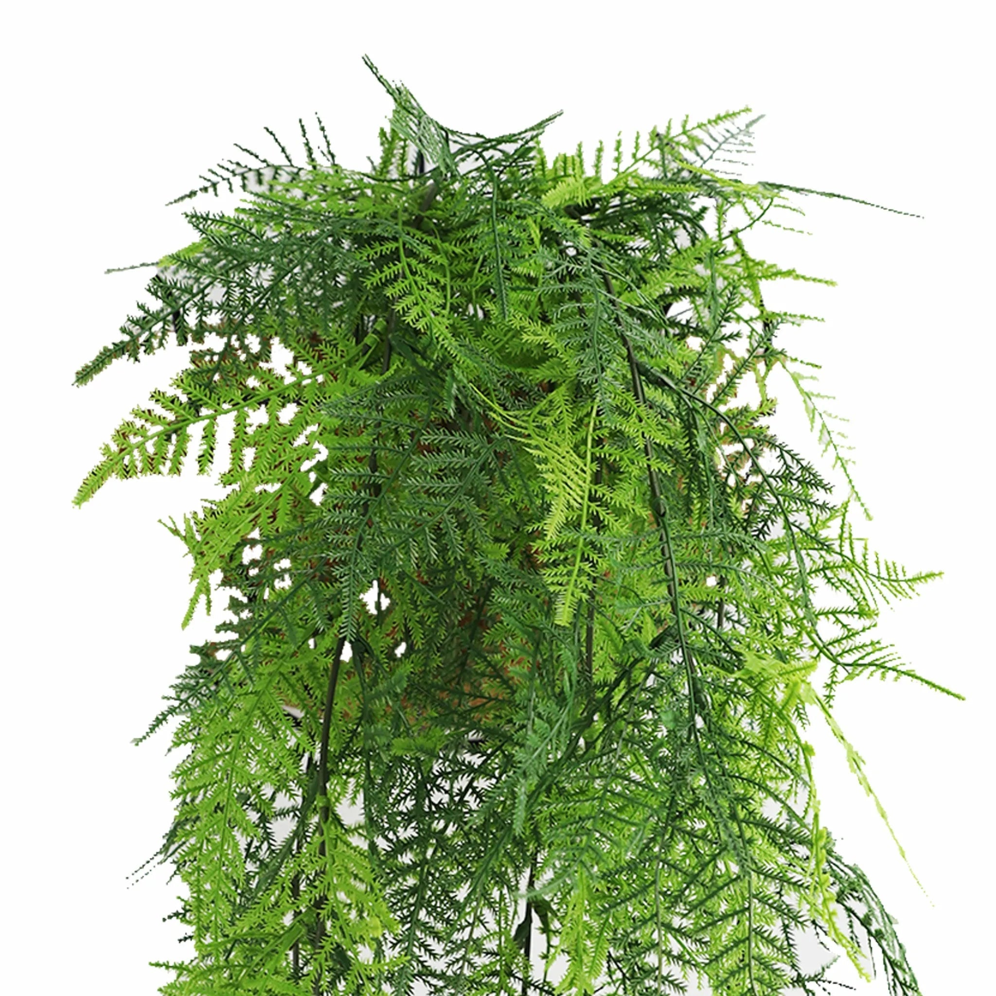 UV Resistant & Fire Rated Artificial Hanging Lace Fern Garland - 15cm x 76cm - Perfect for Wedding Decor, Home Garden, and Indoor Plant Arrangements