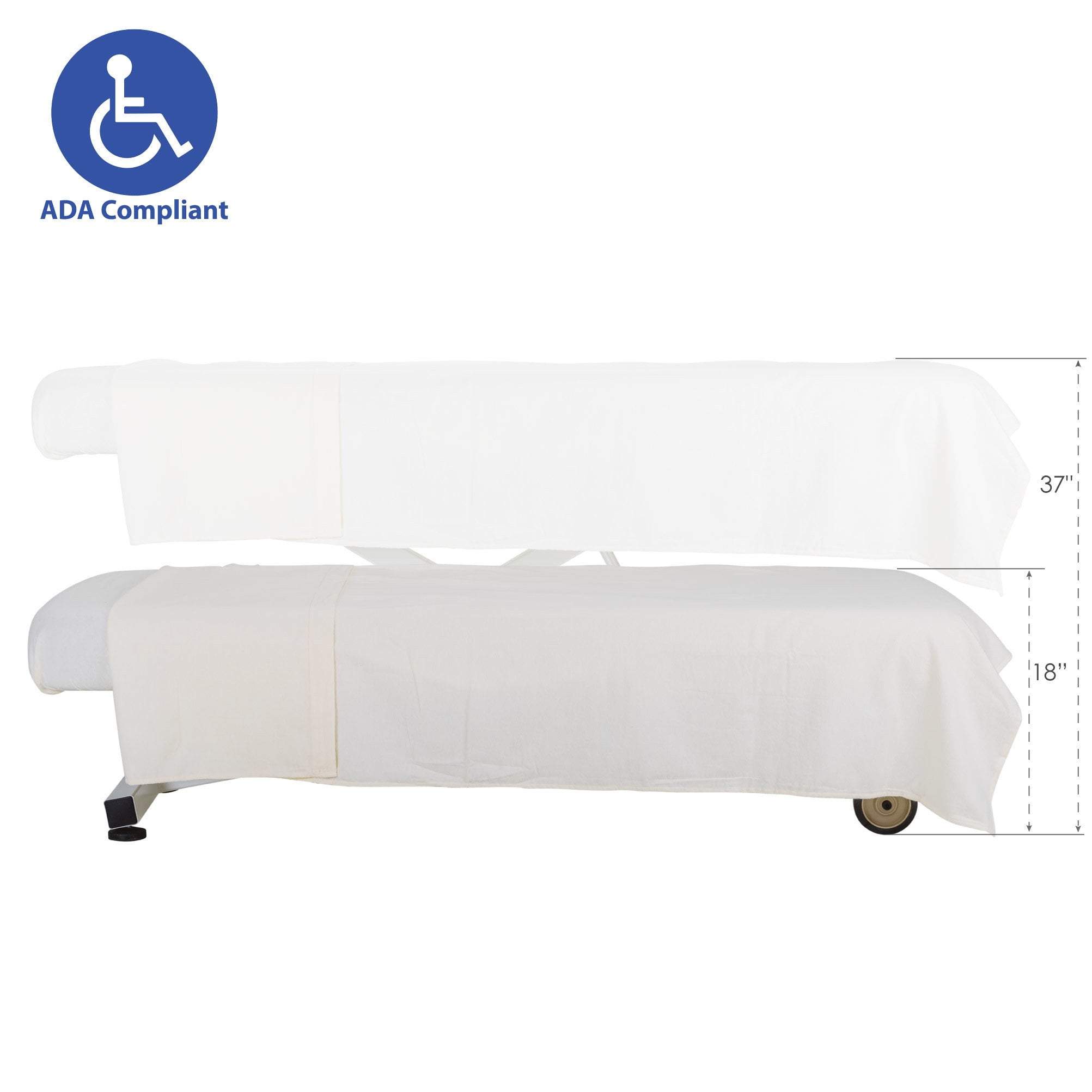 Earthlite Ellora Electric Lift Massage Table - Professional Adjustable Height Portable Massage Bed for Spa & Physical Therapy - Perfect for Home, Clinic, and Salon Use