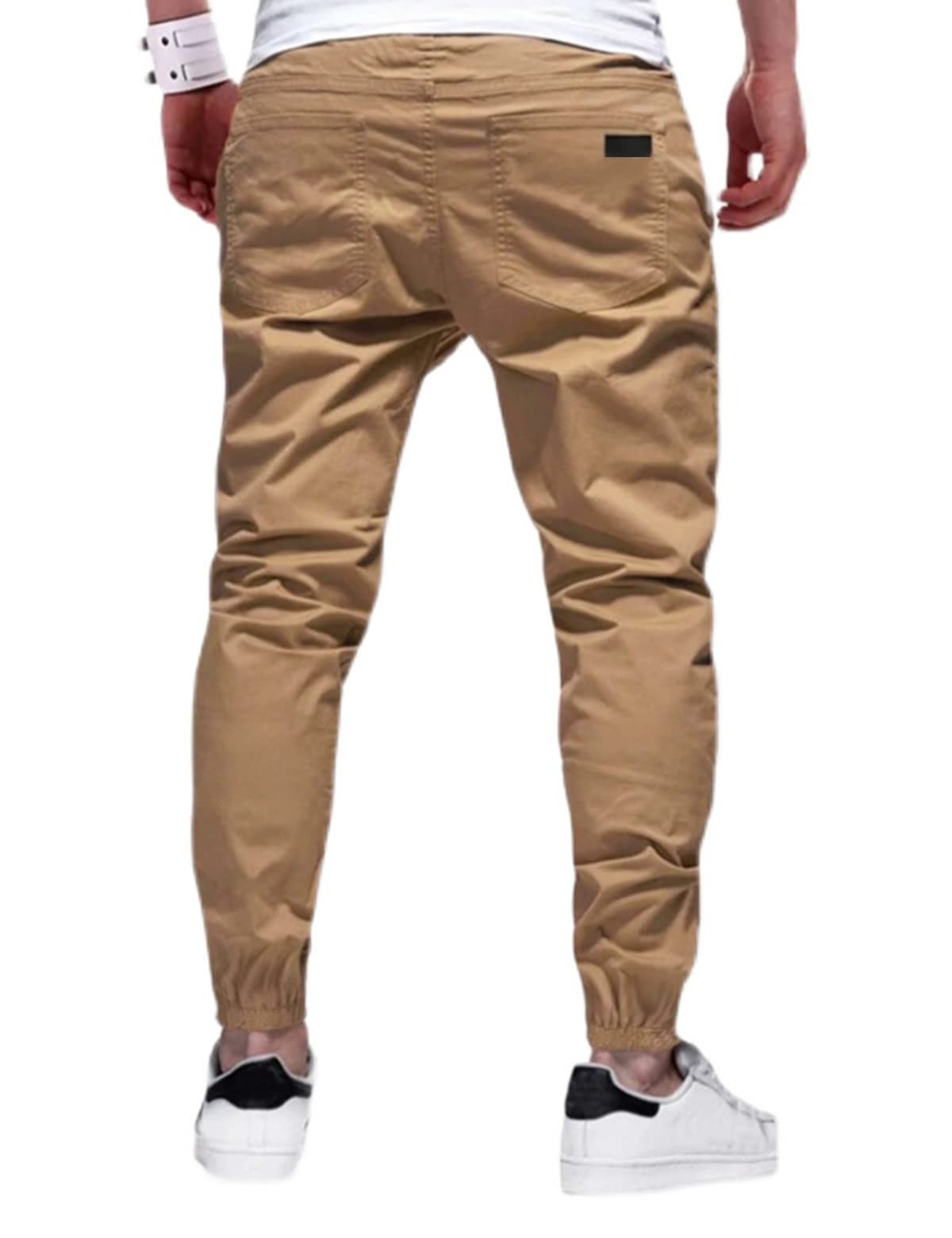 Men's Cargo Jogger Pants - Comfortable Twill Chino Pants for Hiking, Outdoor Activities & Casual Wear | Gym, Running, Travel & Everyday Use