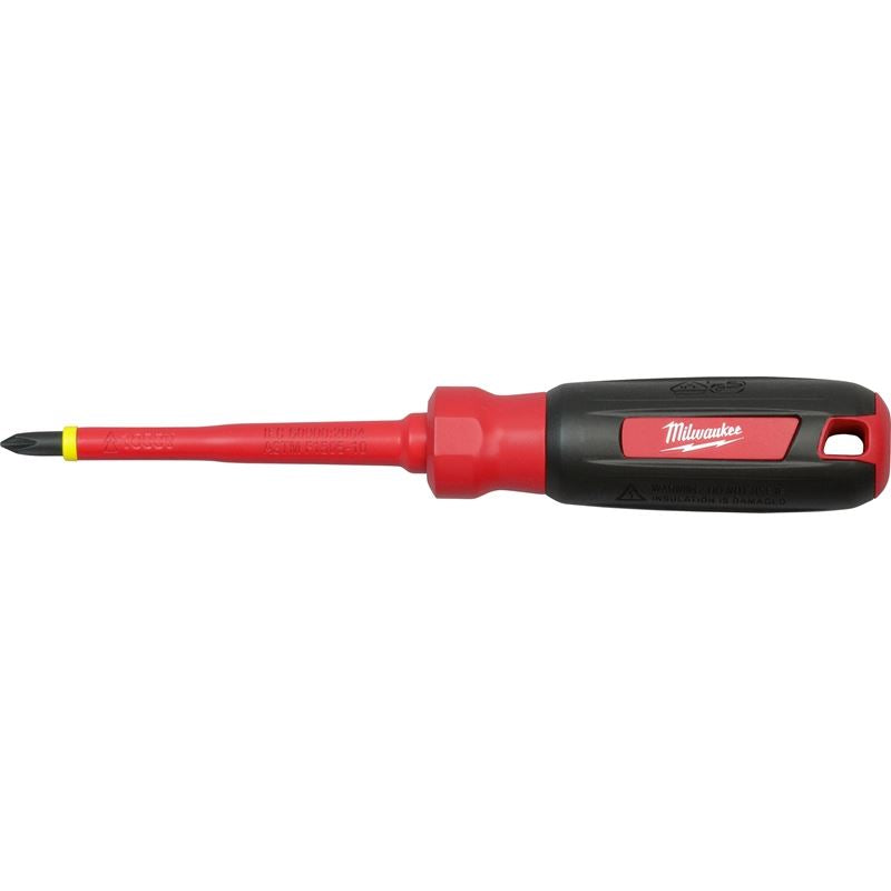 #3 Phillips 6-Inch 1000V Insulated Screwdriver - 48-22-2213 - Perfect for Electrical Work & DIY Home Repairs