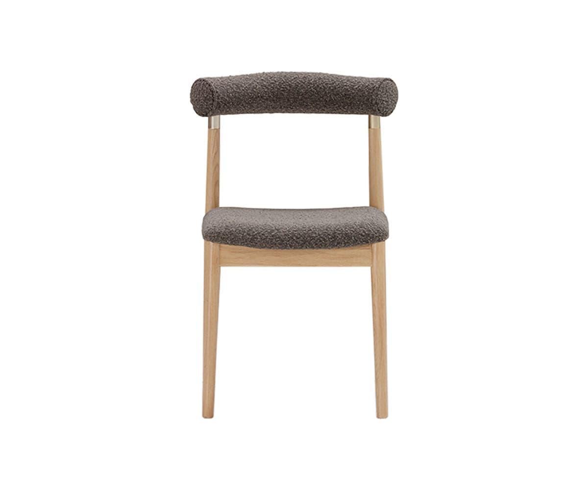 Unni Modern Dining Chair - Sturdy Wooden Kitchen Chair with Upholstered Seat - Perfect for Dining Room, Kitchen, and Breakfast Nook
