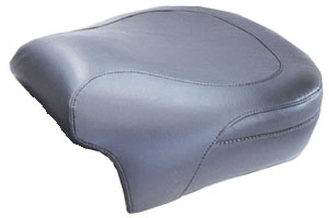 2008-2011 Harley Davidson Road King/FLHT/FL Mustang Solo Recessed Rear Seat - Comfort Upgrade for Long Rides & Custom Look