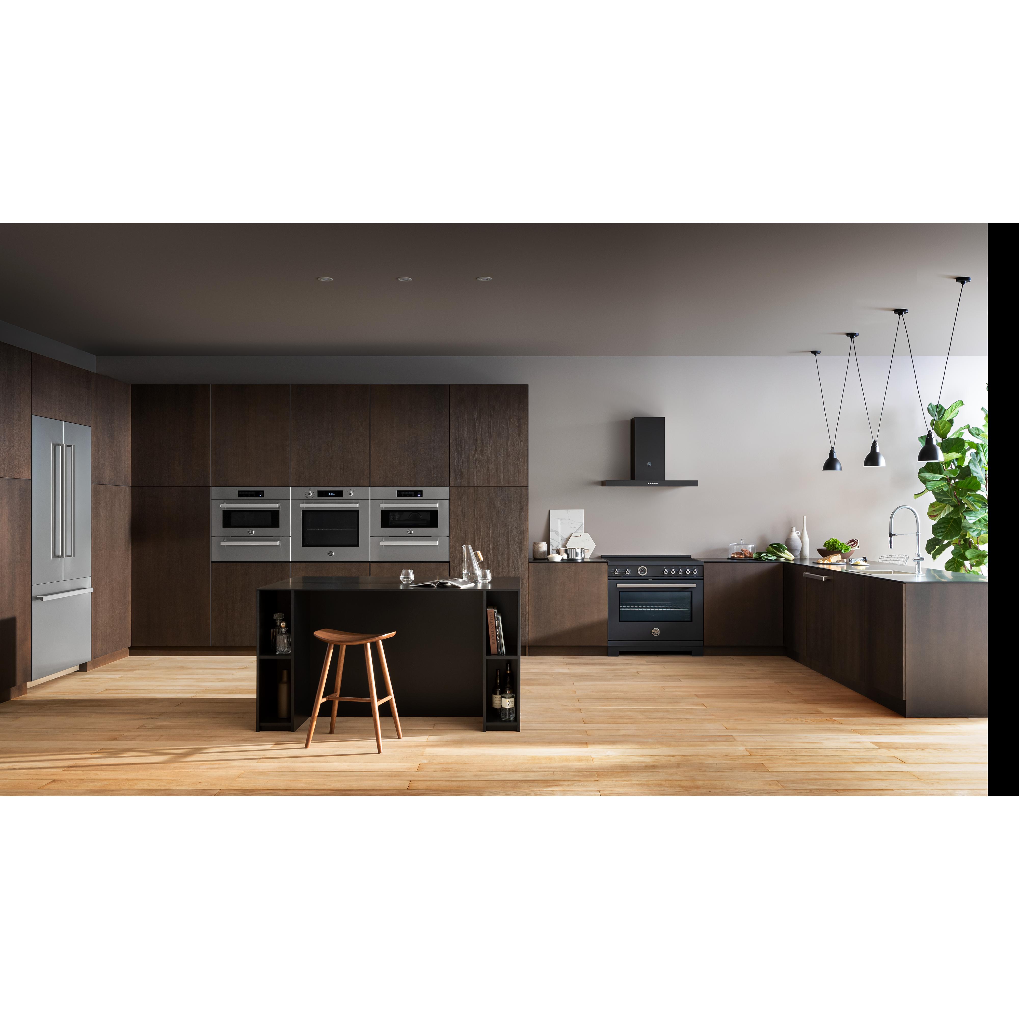 Bertazzoni PRO365ICFEPCAT 36-Inch Freestanding Induction Range - Professional Series, Stainless Steel, Electric Cooktop for Modern Kitchens - Perfect for Home Chefs & Gourmet Cooking
