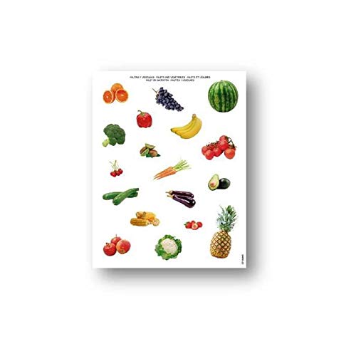 Blister 2 Sheets Photo Theme Gomets La Huerta Apli 16623 - Self-Adhesive Stickers for Scrapbooking, DIY Crafts, and Photo Albums | Perfect for Kids' Art Projects and School Activities