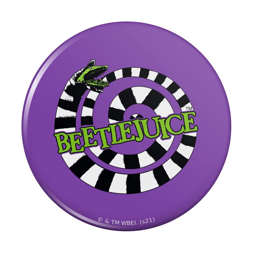 Beetlejuice Sandworm Logo Refrigerator Magnet - Funny Kitchen Accessories for Fridge, Lockers & Office - Perfect for Movie Fans & Home Decor