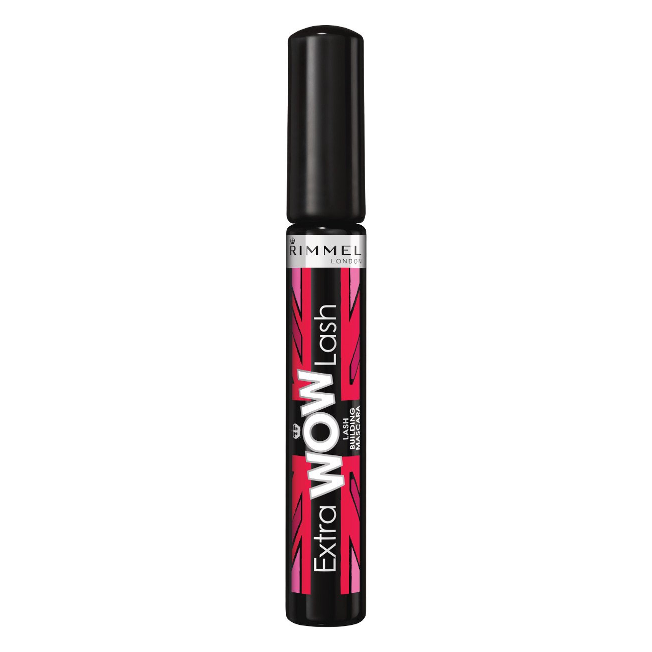 Rimmel Extra Wow Lash Mascara - Extreme Black Volumizing & Lengthening Mascara (0.27 fl oz) for Dramatic Eye Makeup - Perfect for Daytime Glam & Night Out Looks