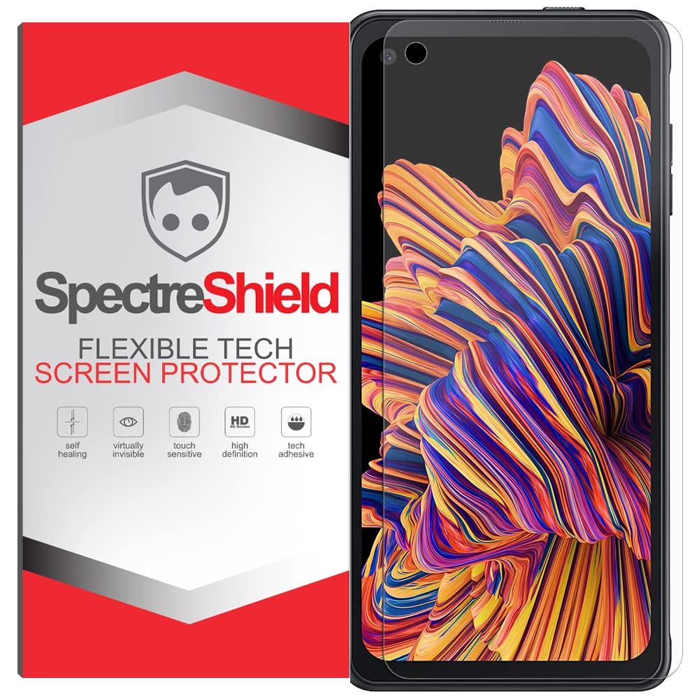 Spectre Shield Screen Protector for Samsung Galaxy Xcover Pro - Case Friendly, Flexible TPU Film with Full Coverage - Perfect for Outdoor Work & Active Lifestyle