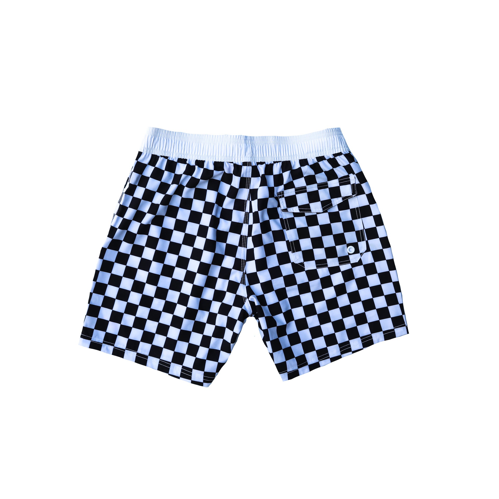 Brock & Boston Men's Checkered Swim Trunks - Quick Dry Beach Shorts for Swimming & Surfing - $24 | Perfect for Pool Parties, Vacation & Summer Outdoor Activities