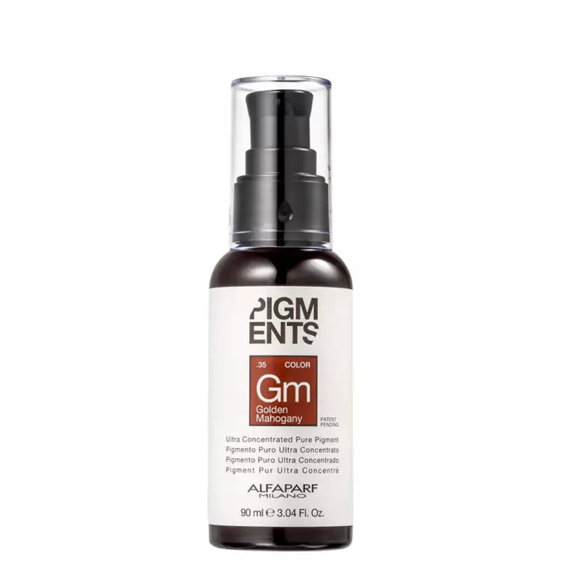Alfaparf Milano Golden Mahogany Hair Pigment - 90ml / 3.04 fl oz Semi-Permanent Hair Color for Brunettes - Perfect for Salon Use & At-Home Hair Coloring