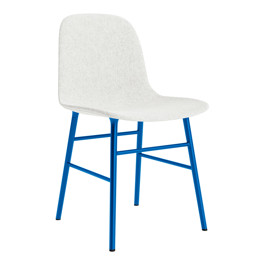 Modern Form Chair with Sturdy Metal Legs & Comfortable Upholstery - Perfect for Home Office, Living Room, or Dining Room Decor