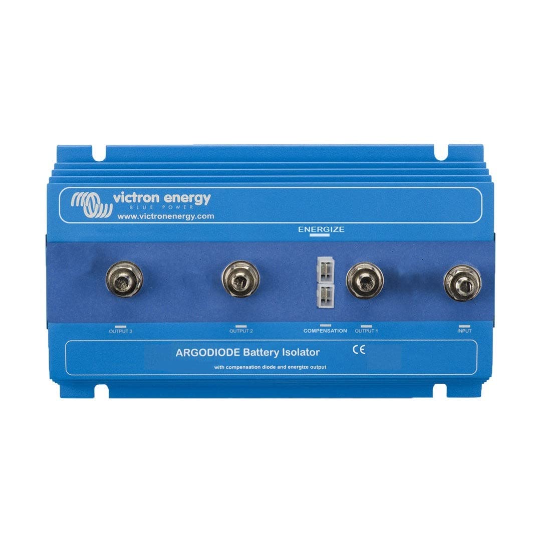 Victron Energy ArgoDiode Battery Isolator 180-3AC - 180Amp 3-Battery Marine/RV Isolator for Reliable Power Distribution | Perfect for Boats, RVs, and Off-Grid Solar Systems