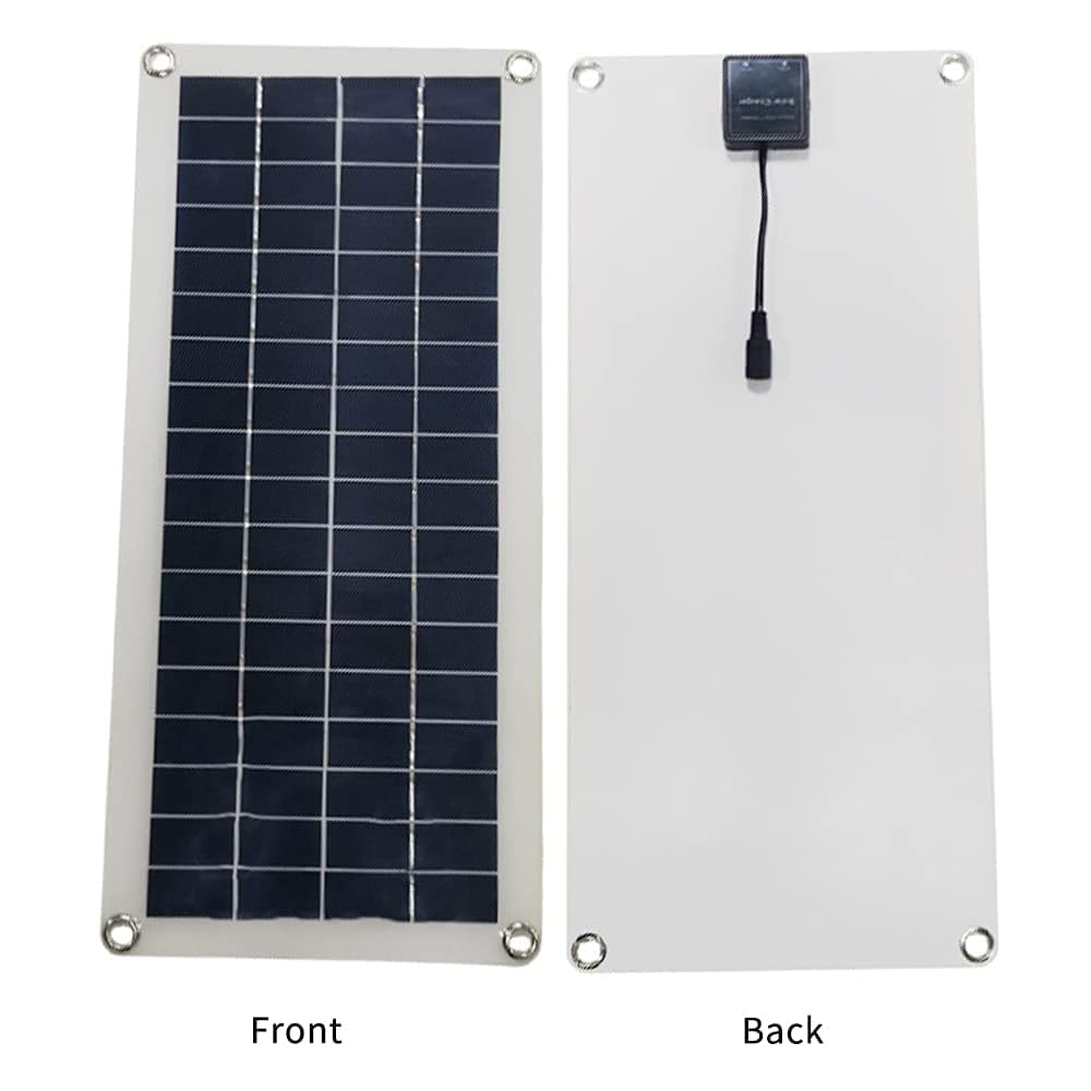 2 Pack High Efficiency Polycrystalline Solar Panels with Dual USB Ports - Portable Solar Charger for Camping, Hiking & Outdoor Adventures | DIY Power Bank Charging Solution
