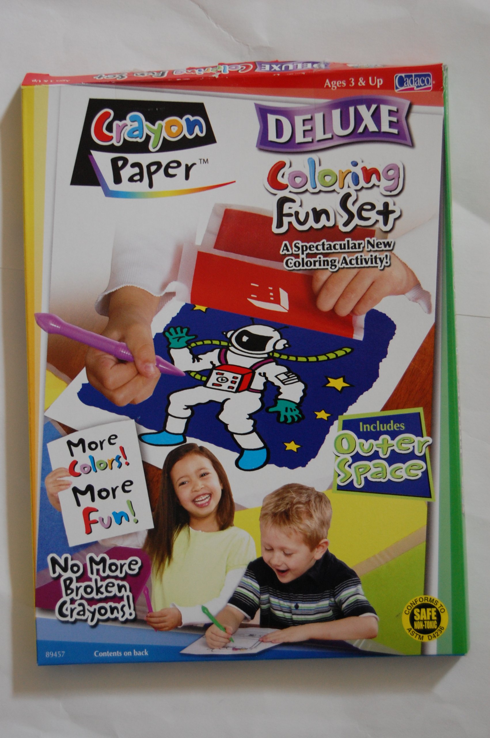 Deluxe Crayon Paper Coloring Set - 89457 | Premium Art Supplies for Kids & Adults | Perfect for School, Home & Creative Projects