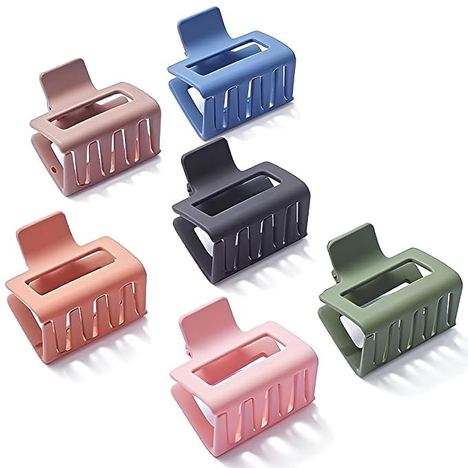 SUKAINA TRENDS Large Hair Claw Clips for Women - 4.1 Inch Strong Hold Non-Slip Hair Clips for Thin & Thick Hair (3 Pack) - Perfect for Workouts, Office, and Everyday Hairstyles