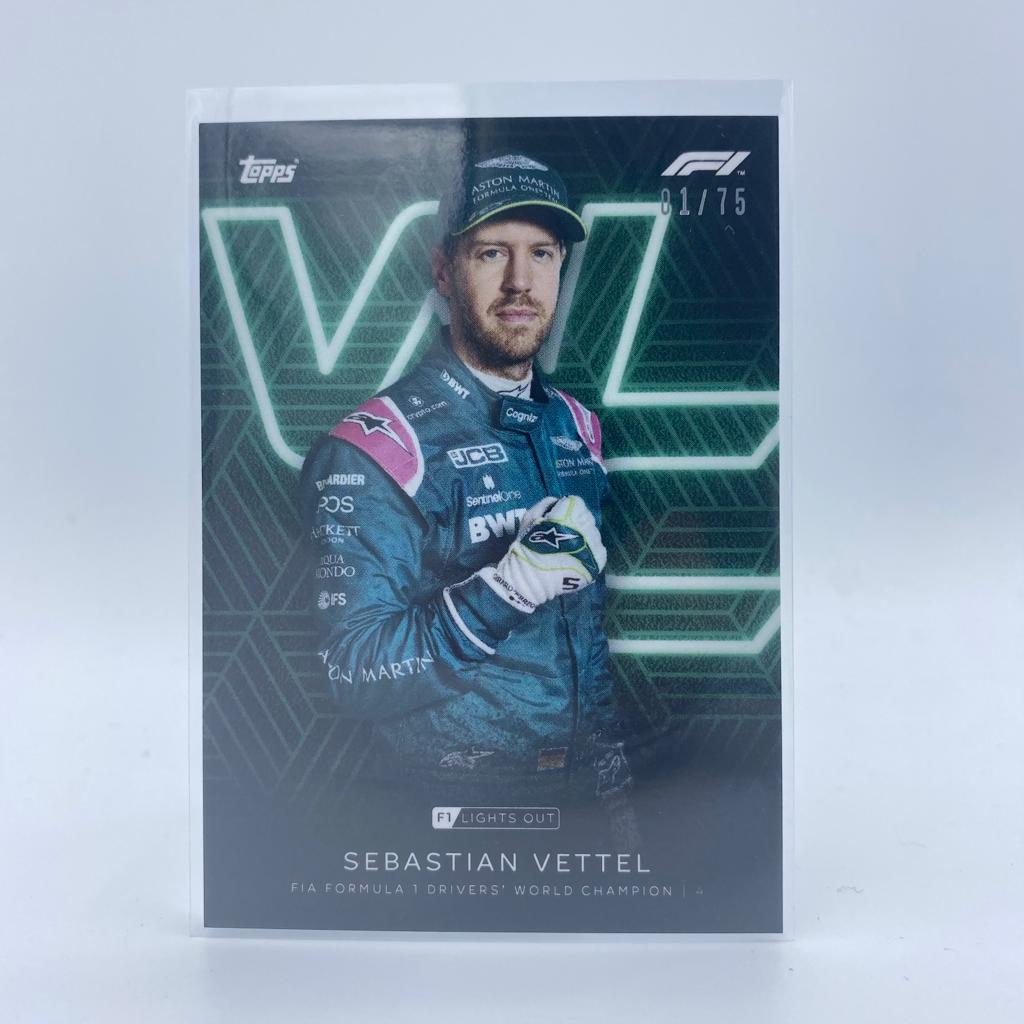 Sebastian Vettel 75 F1 World Champion Drivers Cap - Official Merchandise for Motorsport Fans & Racing Enthusiasts - Perfect for Grand Prix Events, Car Shows, and Formula 1 Collectors