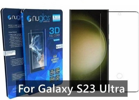 Premium Tempered Glass Screen Protector for Samsung Galaxy S23 Ultra 5G - Shatterproof, Bubble-Free, HD Clear Protection for Work, Gaming & Daily Use