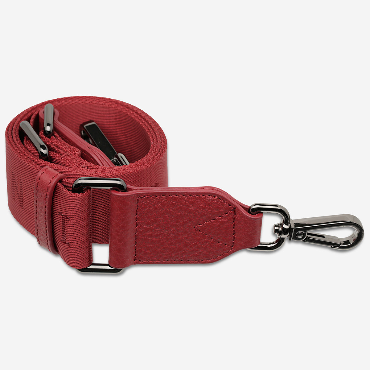 Premium Web Strap Medium Rouge - Durable Adjustable Nylon Strap for Bags, Luggage & Outdoor Gear | Perfect for Travel, Hiking & Everyday Use