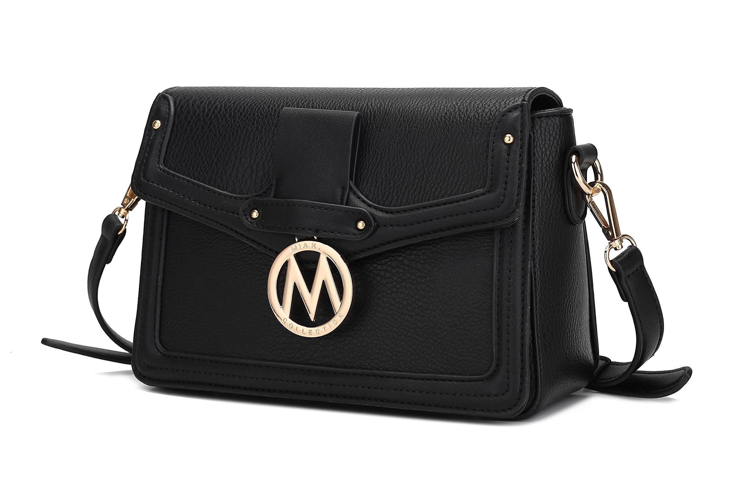 MKF Women's Crossbody Bag - Stylish PU Leather Shoulder Purse with Multiple Pockets, Fashionable Messenger Handbag for Everyday Use | Perfect for Work, Travel, and Shopping