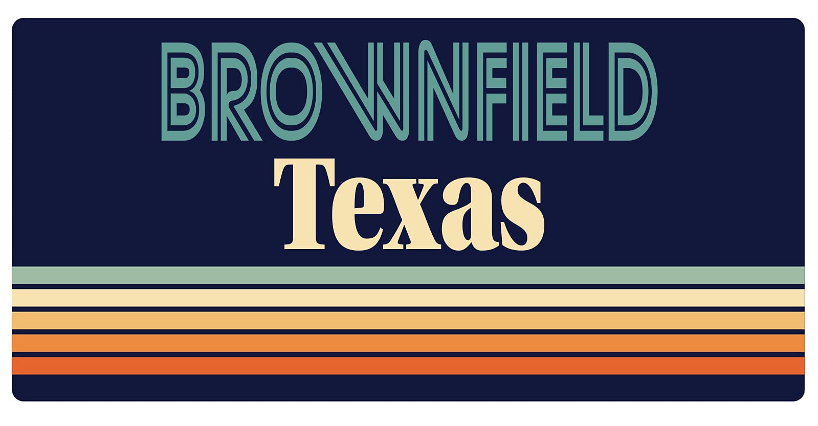 Vintage Brownfield Texas 5