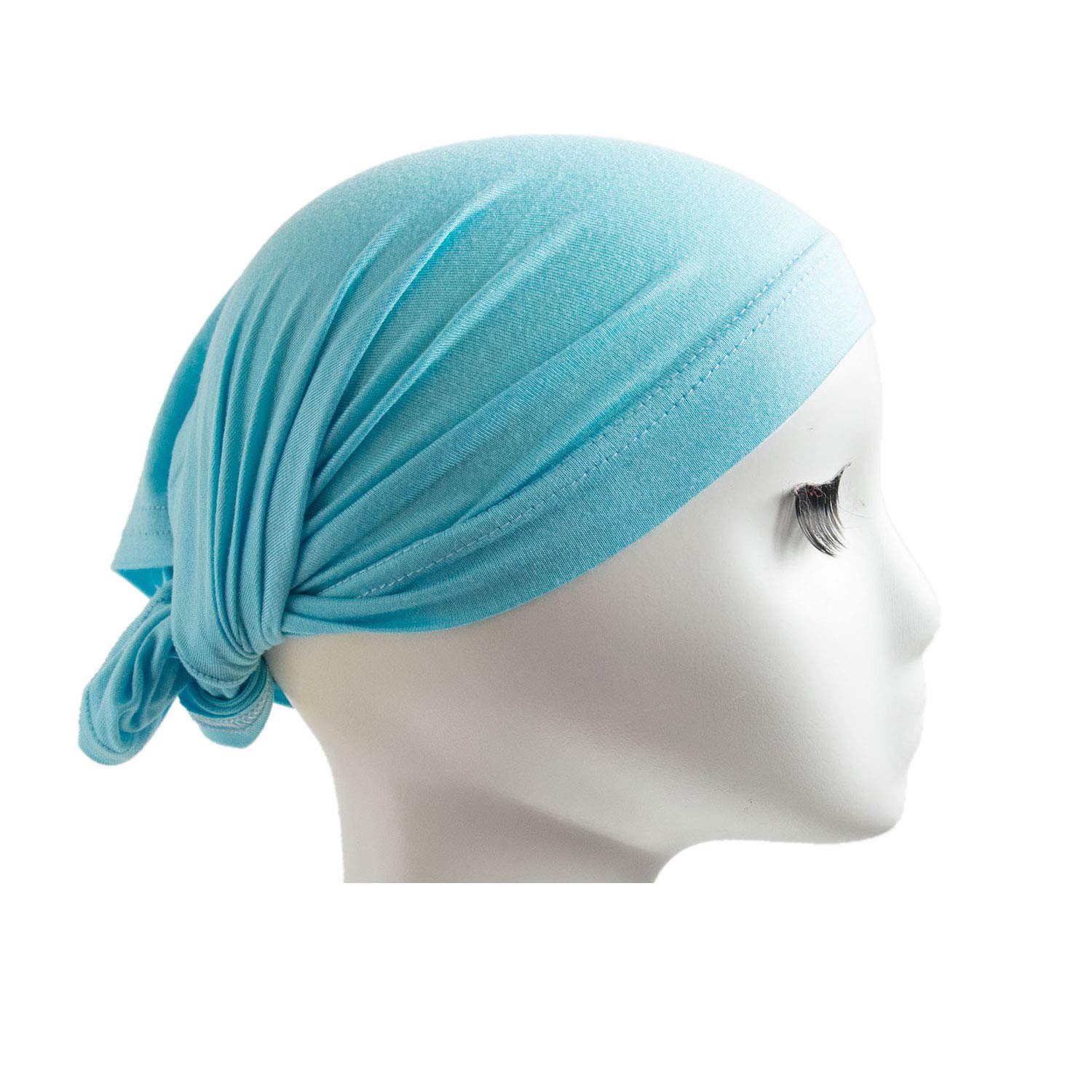 Breathable Muslim Cotton Sports Headbands for Men - Soft Hijab Bib Chemo Cap for Workouts, Housework & Daily Use - Perfect for Running, Gym & Home Activities