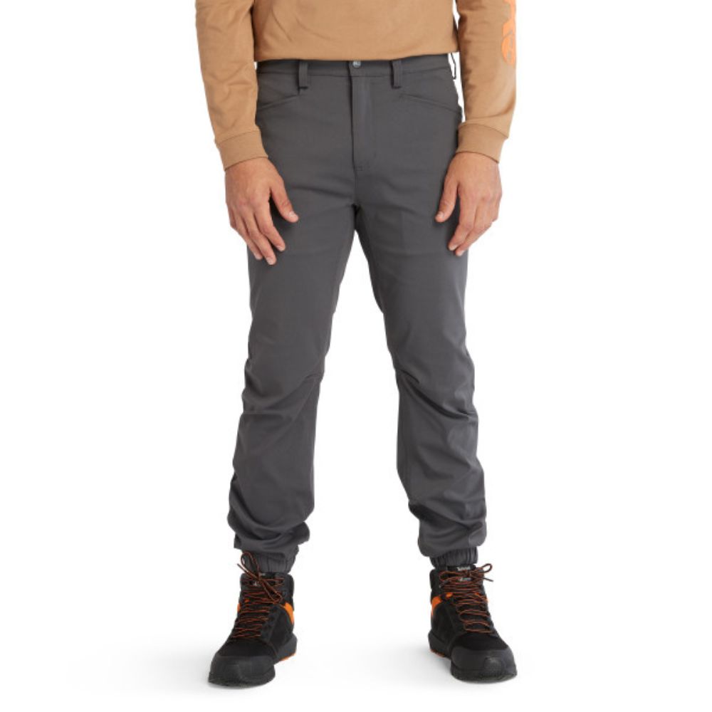 Timberland PRO Tempe Jogger TB0A55RQBS5 Men's Athletic Work Pants - Asphalt Gray - Comfortable & Durable for Construction, Landscaping & Outdoor Work