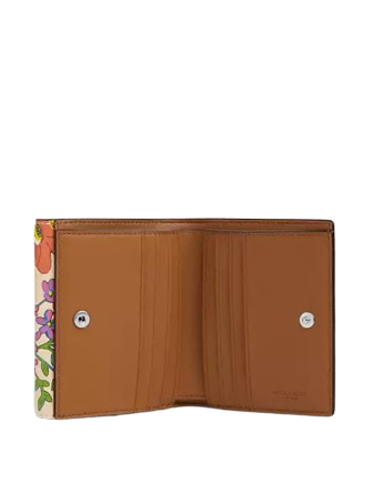 Coach Eliza Small Floral Print Wallet for Women - Perfect for Everyday Use, Travel & Gift Giving